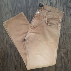 Men’s j crew cut 484 denim khaki color pants